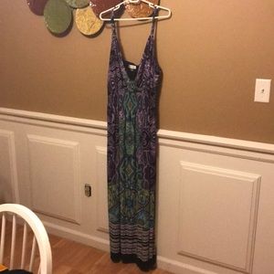 Paisley print tank dress